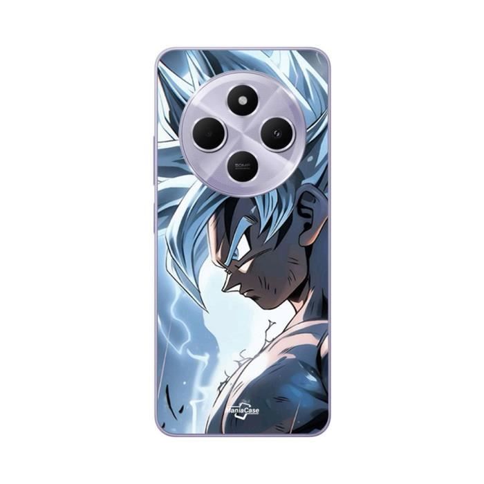 Case - Maniacase - Xiaomi Redmi 14C - Black - Flexible - Songoku Ultra Instinct