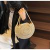 Large Capacity Hand-woven Bag Women's Summer Popular Seaside Vacation Beach Bag Rattan Niche Design Women's Straw Bag