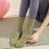Носки для йоги Женские профессиональные спортивные носки до середины икры с противоскользящим эффектом Весна и осень Пилатес Фитнес Летние шорты-акула Длинные носки