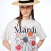 [Mardi Mercredi] Tshirt Flowermardi Blossom_oatmeal Black