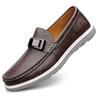 Fashion British Style Fashion Casual Shoes for Men Business Loafers Genuine Leather Dress Designer Shoes Summer Driving Shoes Mocassins