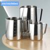 Кувшин для вспенивания молока и кофе объемом 350/550/900 мл из нержавеющей стали 304 со шкалой для приготовления латте и приготовления кофе на пару, кухонный аксессуар для кафе
