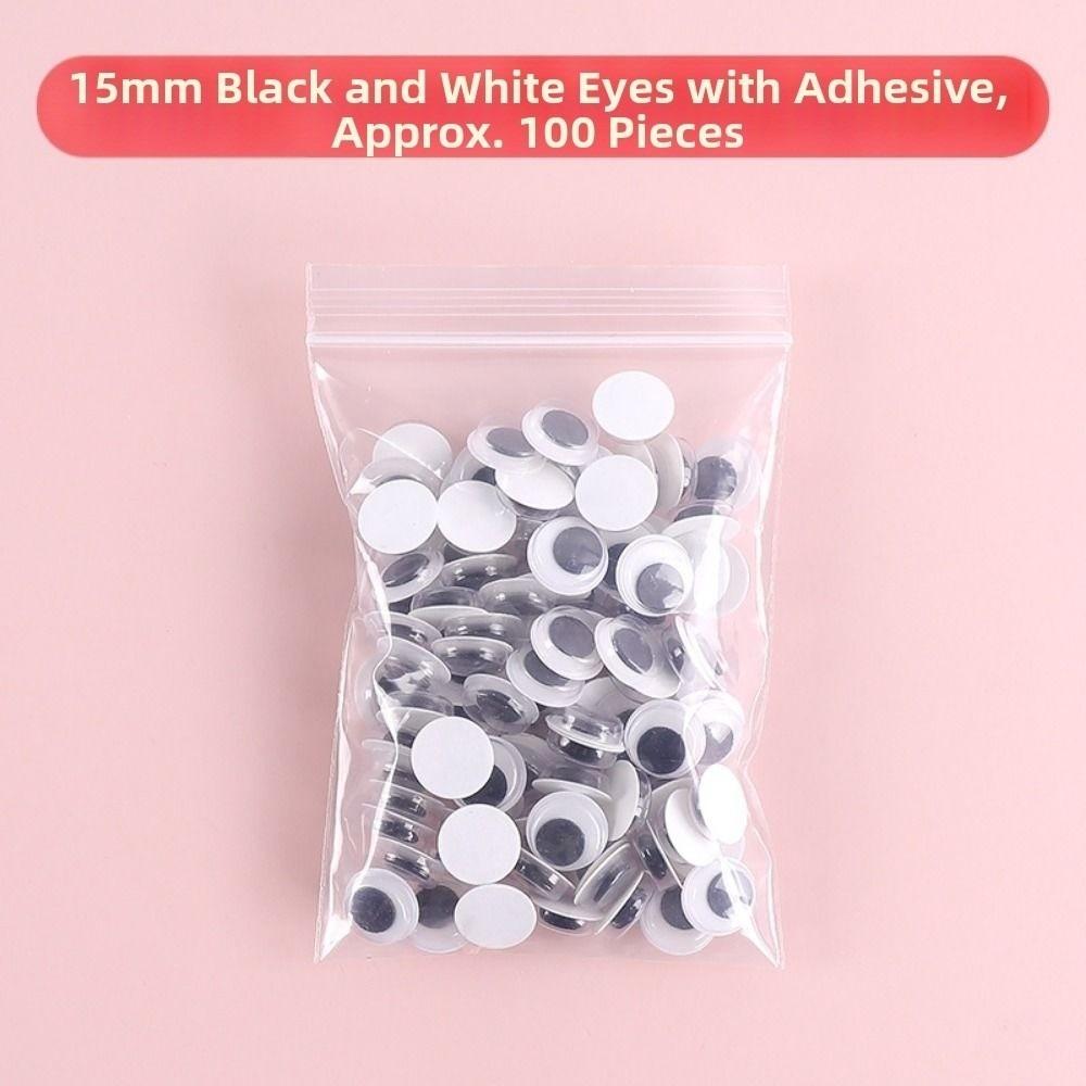 3D Dolls Activity Eyes with Eyelashes Wiggling Moving Eyes Dolls Eyes Accessories Toys