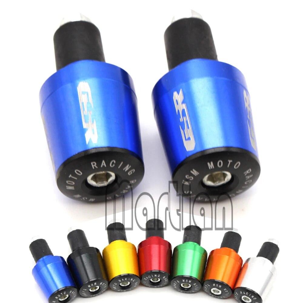 22 мм ручки для руля с ЧПУ, концевые заглушки для SUZUKI GSR 600 400 750 GSR750 GSR600 GSR400