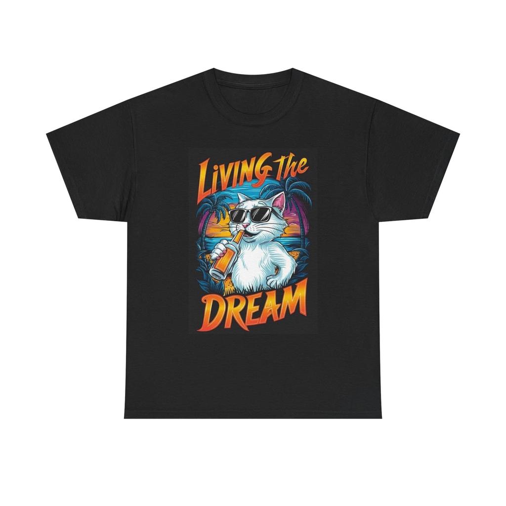 Men's and Women's T-shirts Living The Dream Graphic