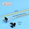 RC Model Boat Shaft Kit 4mm Left/ Right Flexible Axle+Drive Dog + Gasket+3 Blades Proprller + Prop Nut + Brass Tube For RC Boat