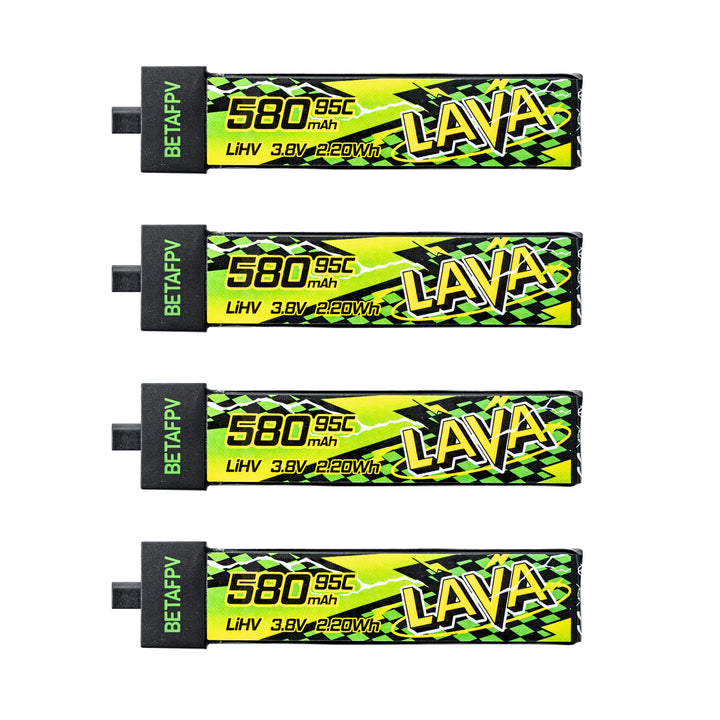 НОВЫЙ АККУМУЛЯТОР BETAFPV LAVA II 1S 95C 280 320 480 580 680 мАч 3,8 В LiHV с разъемом BT2.0 для Air65, Air75, Meteor75 Pro, Cetus Pro X