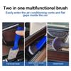 Multi-purpose Car Air-Conditioner Outlet Cleaning Tool Dust Brush Auto Wheel Cleaning Wash Brush Cloth Car Interior Accessories