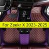 Коврик для Zeekr X 2024 2025 Автомобильные коврики для пола Автомобильные коврики для ног Аксессуары Покрытие салона Водонепроницаемые Автомобильные Украшения