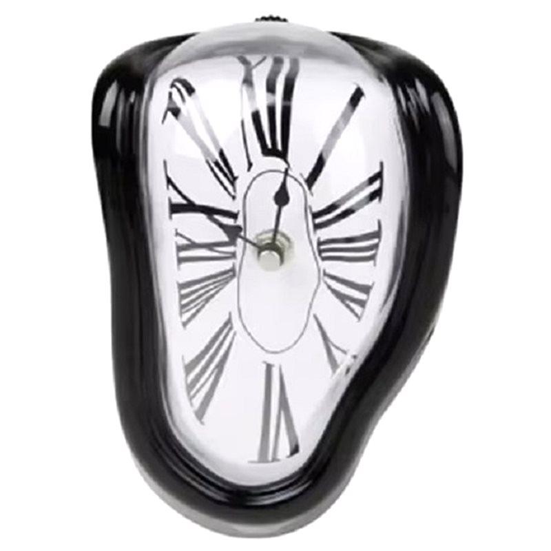 AS60-Twisted Shelf Hanging Surrealist Melted Clock Gift For Decorative Art Inspired Wall Clock Melting Clock For Decorative Shop