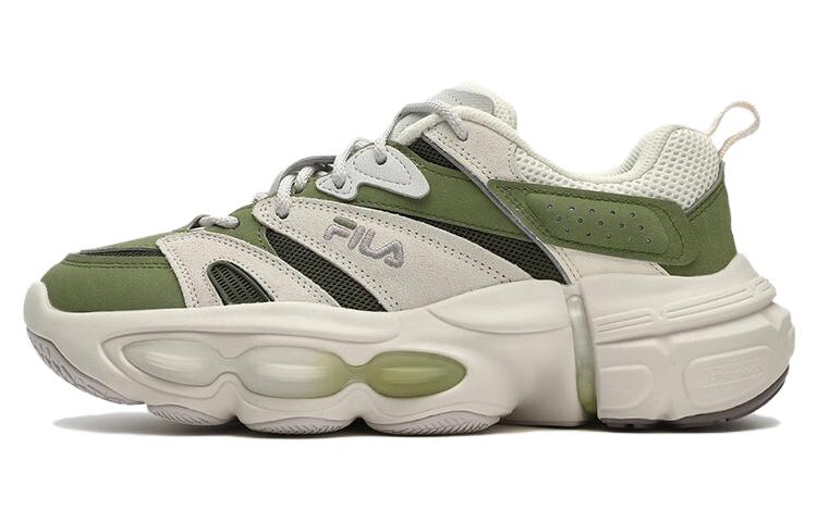 Women's Sneakers FILA Disruptor Low Sneakers 'White Green' Women's