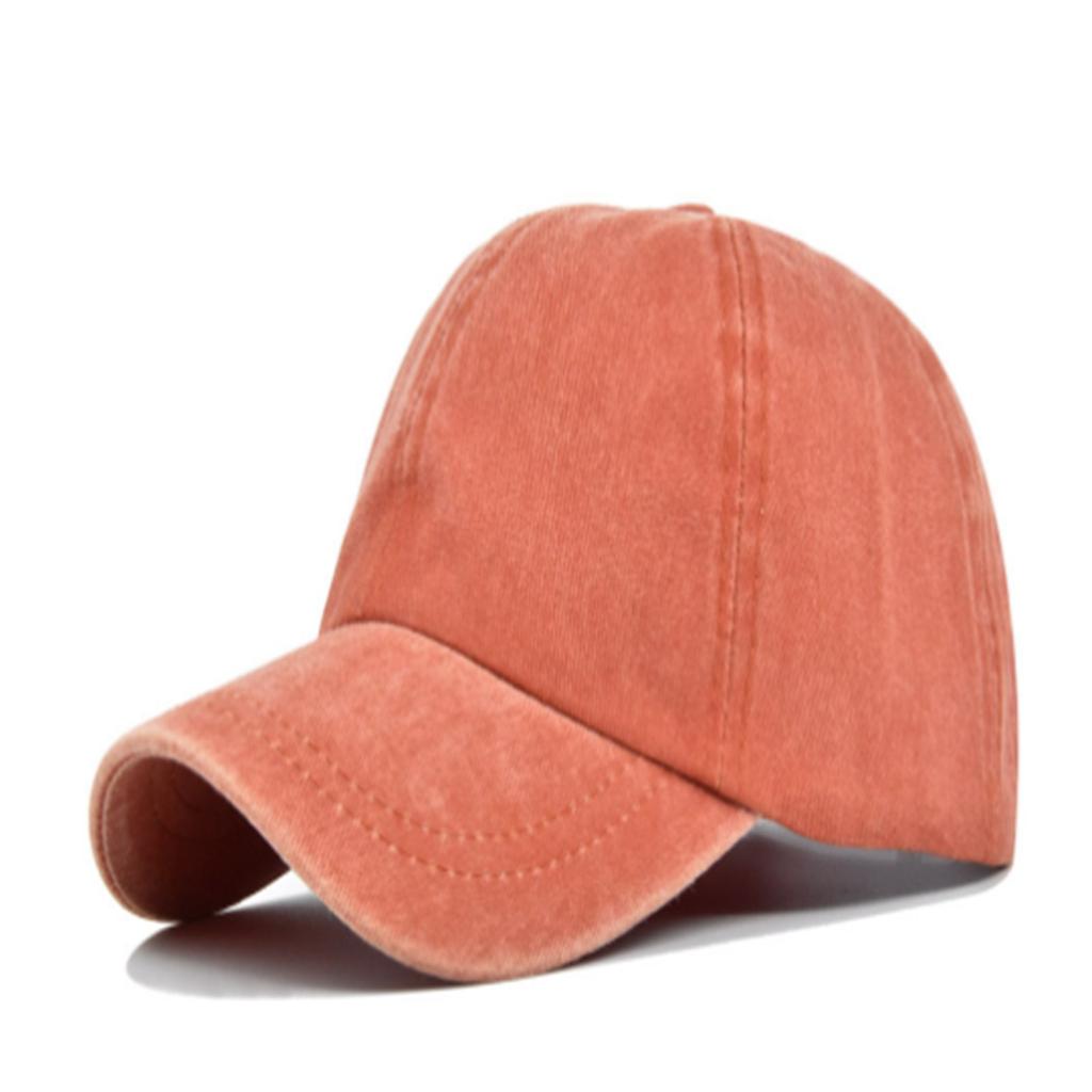 Бейсбольная кепка, вымытый старый солнцезащитный козырек, однотонная легкая пластина, язычок, кепка для родителей и детей