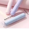 Силиконовая кисточка для губ с ручкой из АБС-пластика, портативный аппликатор для помады и бальзама для губ, в комплекте с чехлом для идеальной растушевки;