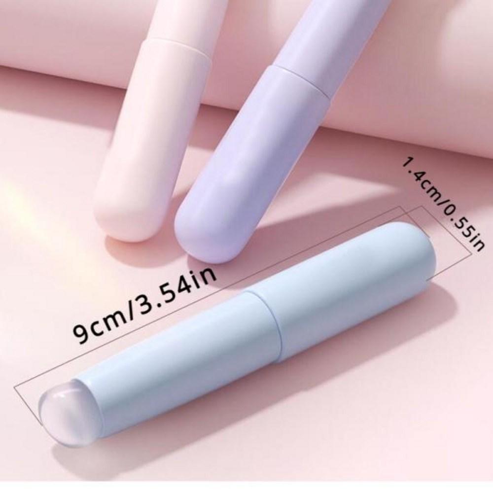 Силиконовая кисточка для губ с ручкой из АБС-пластика, портативный аппликатор для помады и бальзама для губ, в комплекте с чехлом для идеальной растушевки;