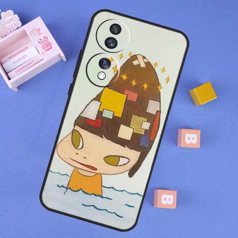 Чехол Yoshitomo Nara для Honor X8b X9b X8a X9a X6a X7a X6 X7 X8 X9 Honor 90 Lite 70 50 Magic 5 6 Pro
