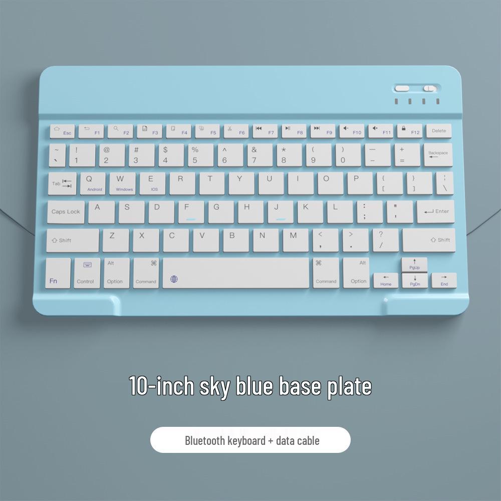 Беспроводной Bluetooth-клавиатура и бесшумная мышь для устройств iPad/Apple/Huawei