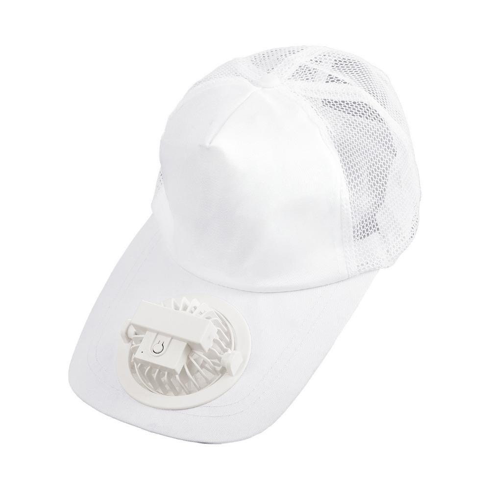 Breathable Summer Fan Sunhat Mesh Baseball Cap Cooling Technology Fishing Hat Hot Weather
