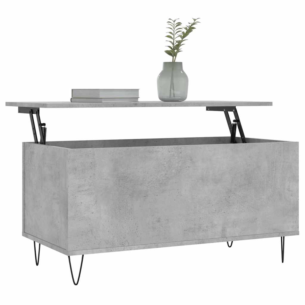 Coffee Table Concrete Grey 90 x 44.5 x 45 cm Particleboard