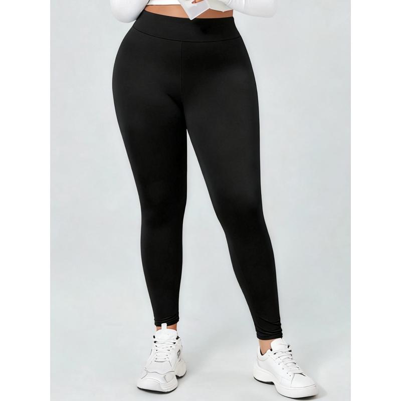 Женские леггинсы большого размера облегающего кроя, повседневные брюки, брюки облегающие бедра, узкие брюки