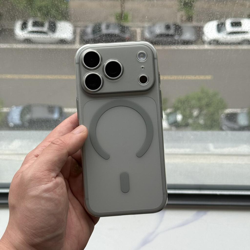 Ультратонкий тонкий жесткий матовый чехол для Magsafe для iPhone Air 17 16 15 14 Plus 13 12 Pro Max Прозрачная магнитная крышка с защитой объектива
