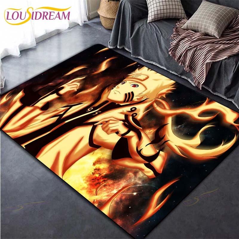 Коврик в стиле аниме, ковер, ковры Наруто для гостиной, мягкий напольный коврик, коврики для спальни, дверной коврик, нескользящие коврики, коврик для ванной
