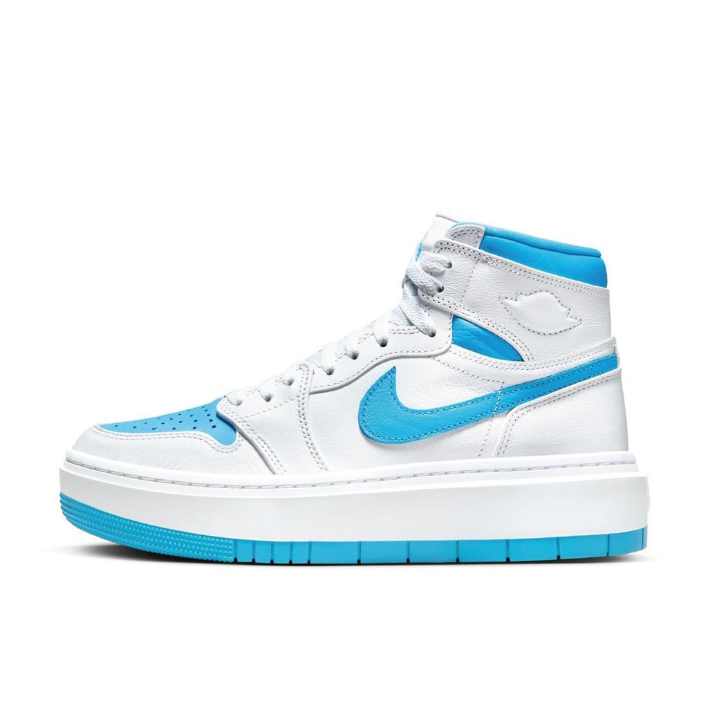 DN3253-114 Nike Air Jordan 1 Elevate High Белый Темно-голубой (Женский)