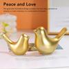 Small Birds Statues Home Decor Modern Style Birds Decorative Ornaments for Living Room, Bedroom, Office Desktop, Cabinets