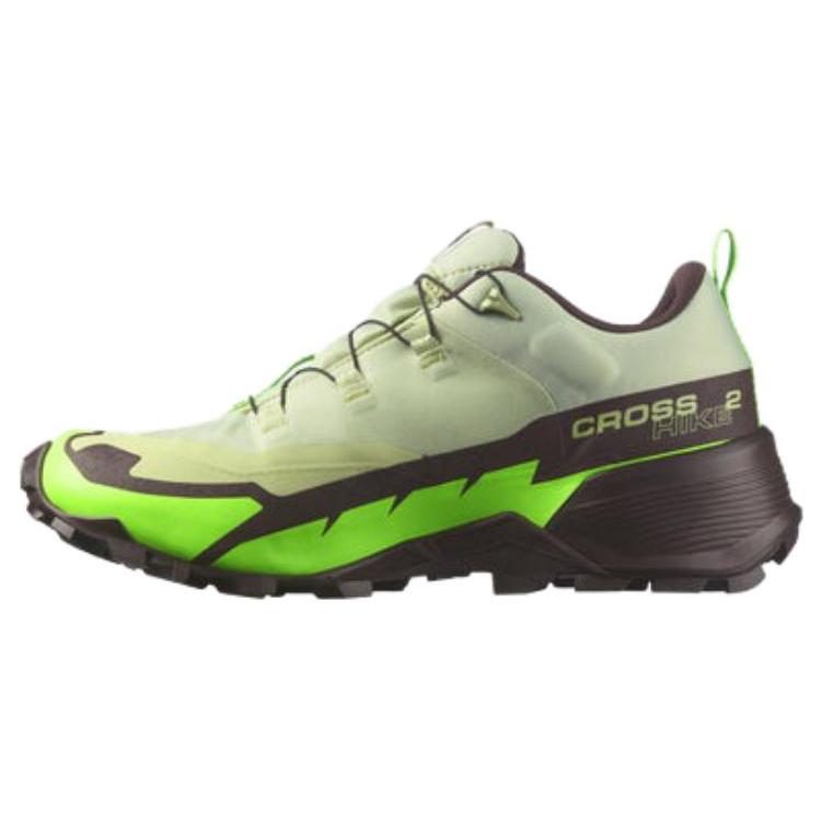 SALOMON Кроссовки CROSS HIKE 2 GORE TEX Устойчивые к истиранию Дышащие Низкие Outdoor Обувь Мужские Зеленый 472776