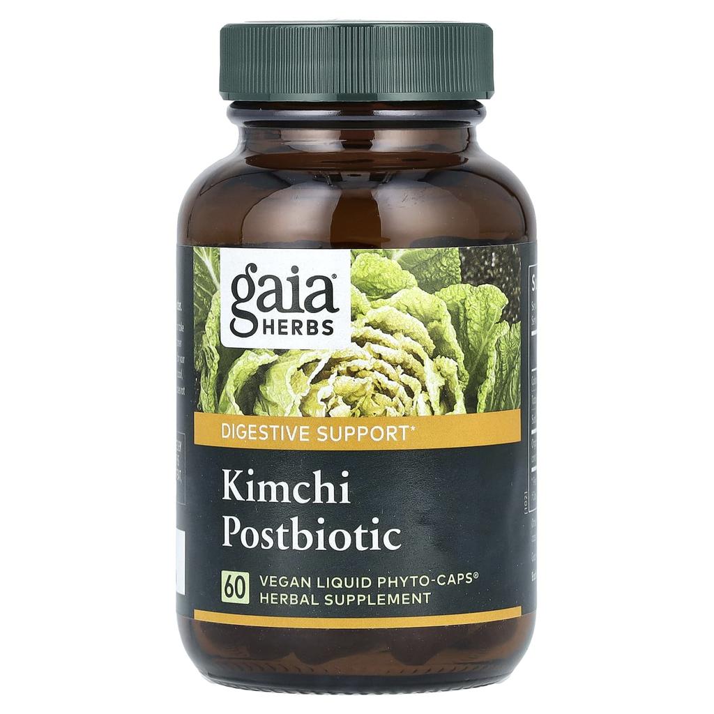 Kimchi Postbiotic, Veggie Liquid Phyto Capsules 60 (0.6G Per Capsule)