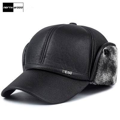 Мужская зимняя кепка, утепления искусственным мехом