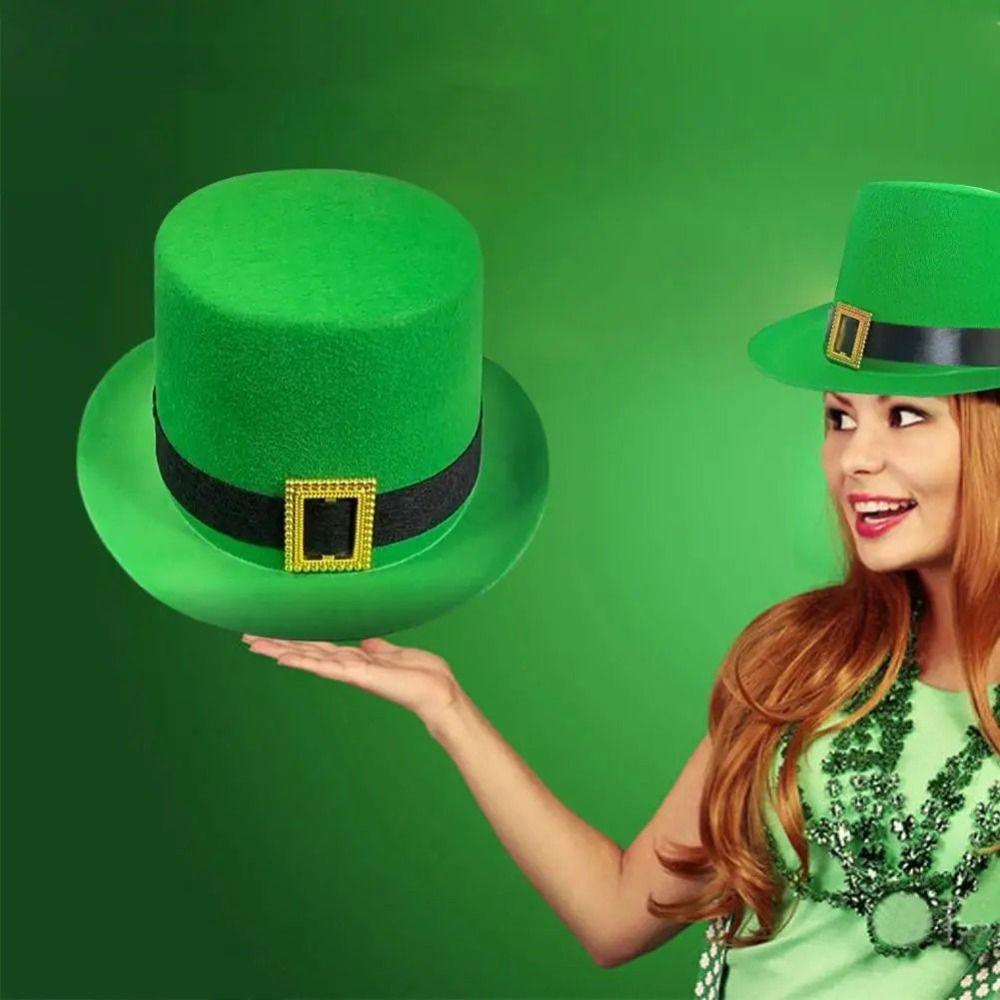 Black Ribbon Leprechaun Hat Unisex St. Patrick's Day Costume St. Patrick's Day Green Hat  Women