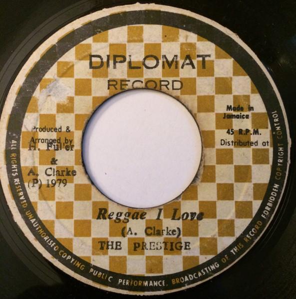 7-дюймовая пластинка PRESTIGE Reggae I Love Reggae I Love Версия NONE Diplomat Record 1979 Ямайка Регги Ска Даб Б/у