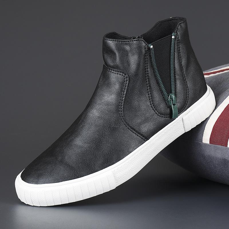 Men's Spring New High-top Trendy Shoes Canvas Shoes Men's Casual Shoes Korean Style Versatile Men's Trendy