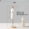 Mini Female Mannequin for 1/2 1/3 1/4 Doll Clothing Display Stand DIY Dollhouse Miniature Ornaments Supplies