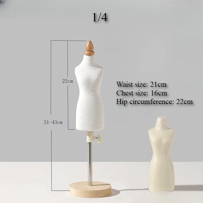 Mini Female Mannequin for 1/2 1/3 1/4 Doll Clothing Display Stand DIY Dollhouse Miniature Ornaments Supplies