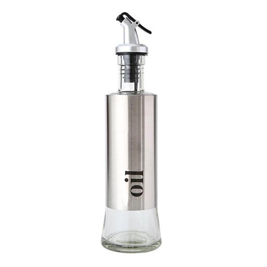 Кухонная соль из нержавеющей стали, оливковое масло, уксус, соус, бутылка для хранения приправ