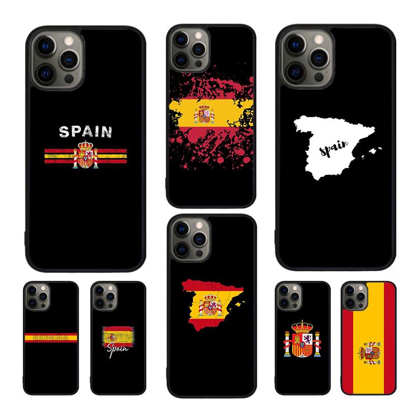 Чехол для телефона с флагом Испании для iPhone 17 Air 16 15 14 11 12 13 Pro MAX Plus coque Чехол Оболочка