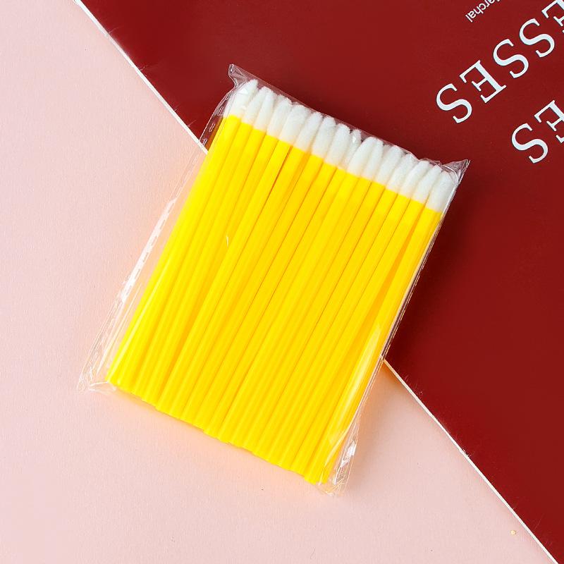 50/100pcs Disposable hollow lip brush Soft Lipstick Mascara Wands Applicators Eyelash Cleaner Cosmetic brushes Make Up Tools