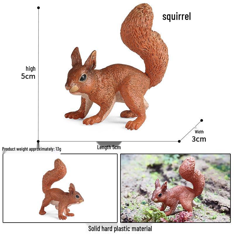 Children's Cognitive Rodent Simulation Toy: Chipmunk, Marmot, Squirrel, Guinea Pig Models