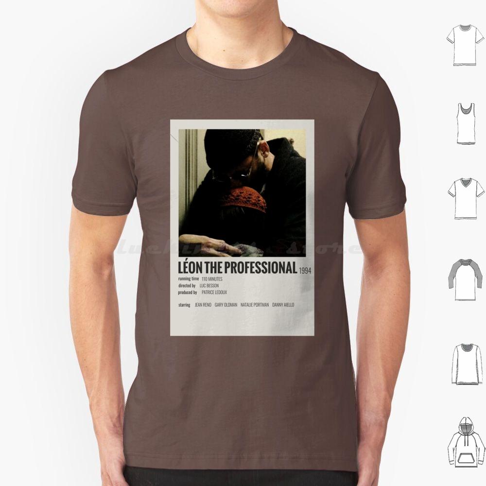 Léon The Professional 1994 T Shirt Big Size 100 Cotton Leon Movie Leon The Professional Natalie Portman Mathilda Film Jean