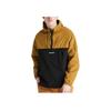 Timberland Мужская куртка-анорак с капюшоном на молнии до середины и цветовыми блоками Пшеничный Черный A2BUU-P57