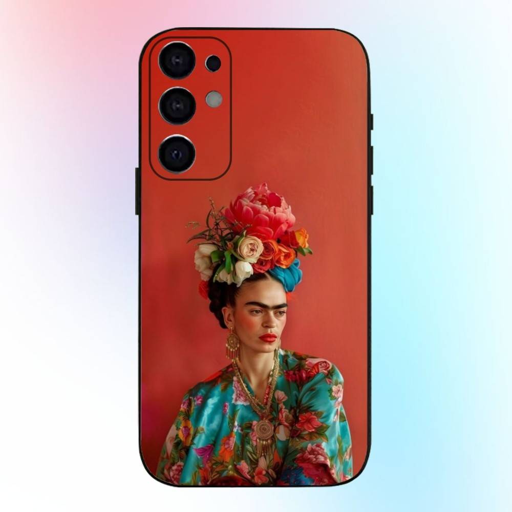 A-Art F-Frida K-Kahlo Phone Case For Samsung S25,S24,S21,S22,S23,S30,Ultra,S20,Plus,Fe,Lite,Note,10,9,5G Black Cover