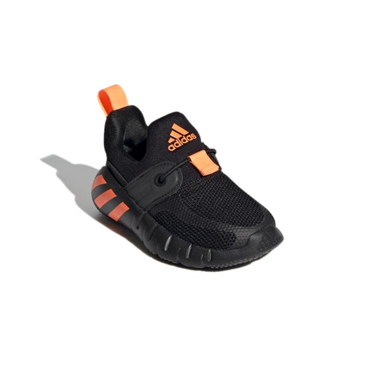 adidas Rapidazen I Дышащие Низкие Детские Кроссовки Черно-Оранжевые Для Младенцев и Малышей FX2699