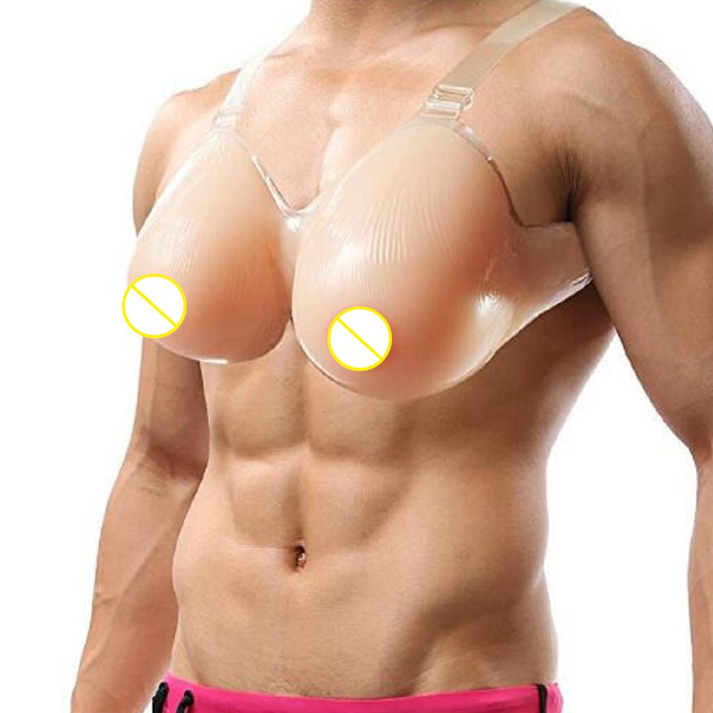 Silicone Breasts Breast Dentures With Adjustable Straps, Cosplay Push Pads Outfit