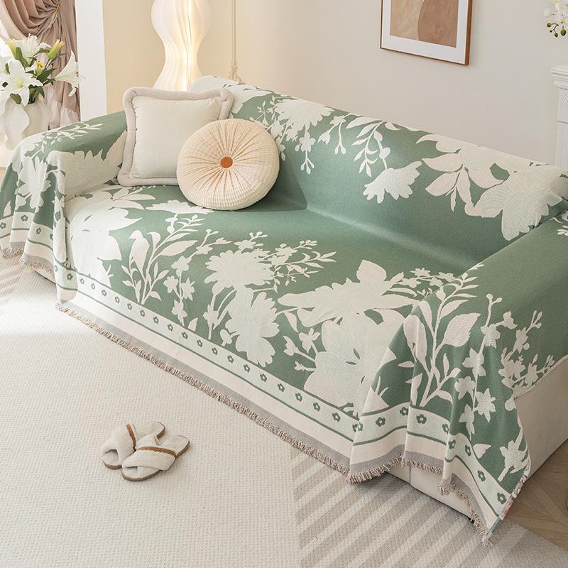 Полотенце для дивана из синели, универсальный универсальный чехол для дивана Four Seasons, пылезащитный чехол для гостиной, цельный диван, большой тканевый чехол