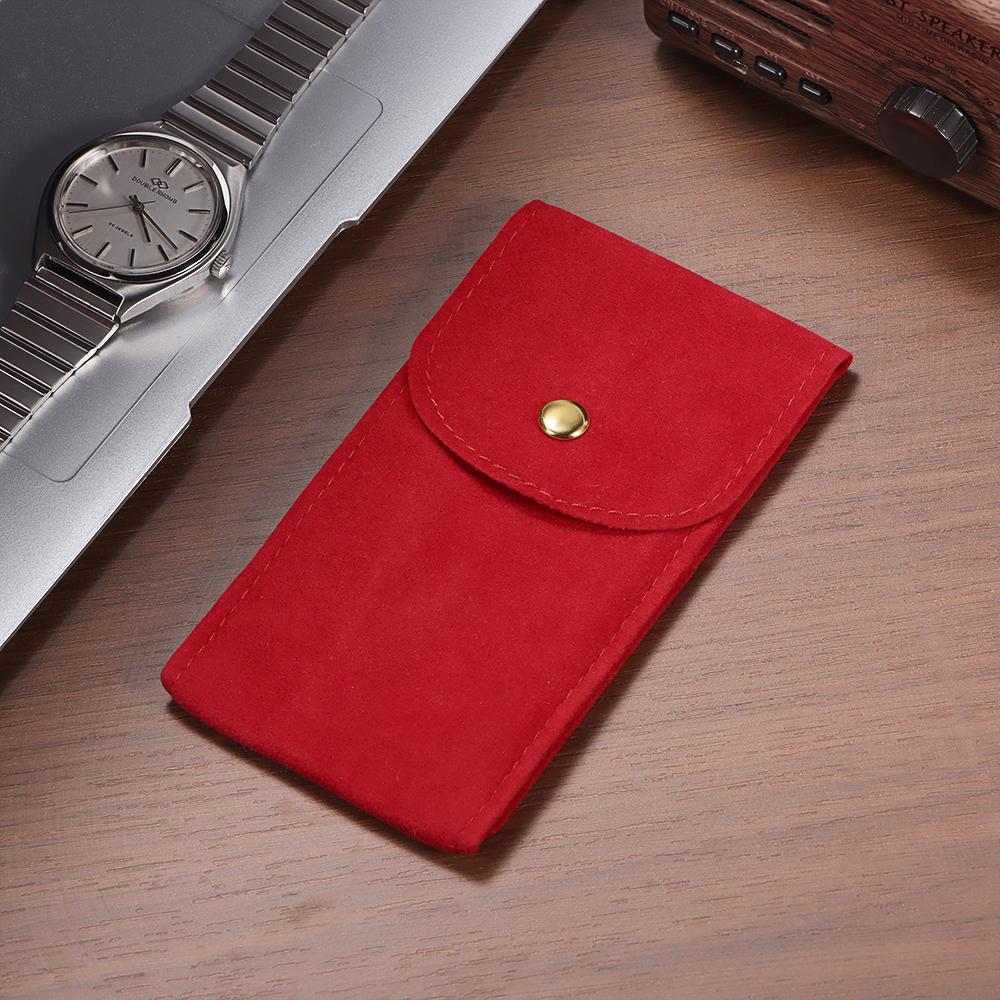 Бархатный мешочек для часов Зеленый Синий Черный Фланелевый подарочный мешочек Дорожный чехол для хранения Прочный Портативный Чехол для защиты от пыли для часов Зеленый Красный