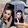 Матовый чехол из ТПУ для мобильного телефона Hailee Steinfeld для Samsung Galaxy S26 S25 S24 S23 S22 S21 S20 Note20 Plus FE Ultra Цветная крышка
