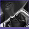 Universal 5 Speed Car Gear Lever Shifter Manual Stick Shift Knob PU Leather