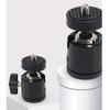 All Metal Construction 360°Swivel Tripod Round Head with 1/4 Screw Thread For Professional And Amateur Photographers