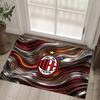 Дизайн AC Milan Кристальный Велюровый Ковер Уютный Не?Нескользящий ковер с принтом для спальни, гостиной, прихожей
